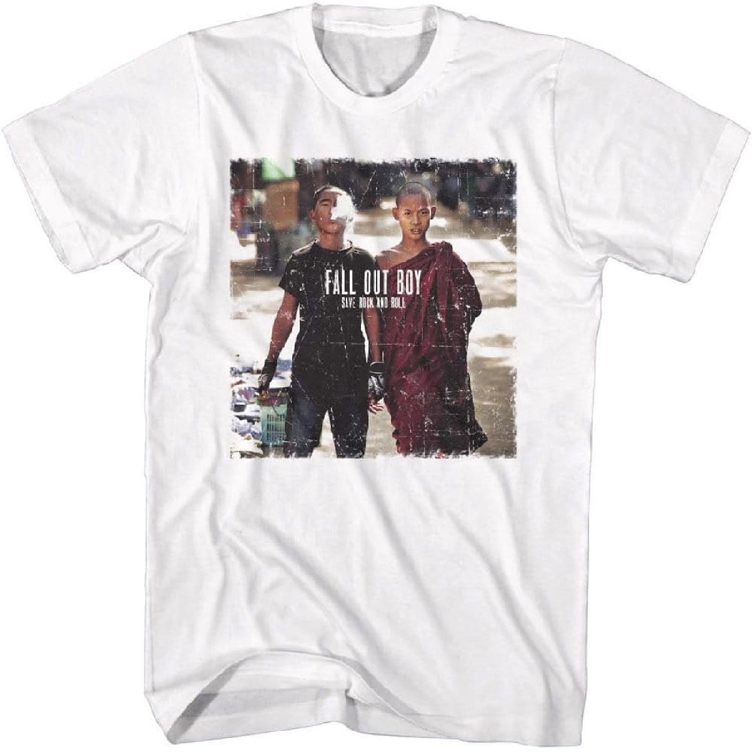 Fall Out Boy - Mens Fob Save Rock and Roll Short Sleeve T-Shirt S