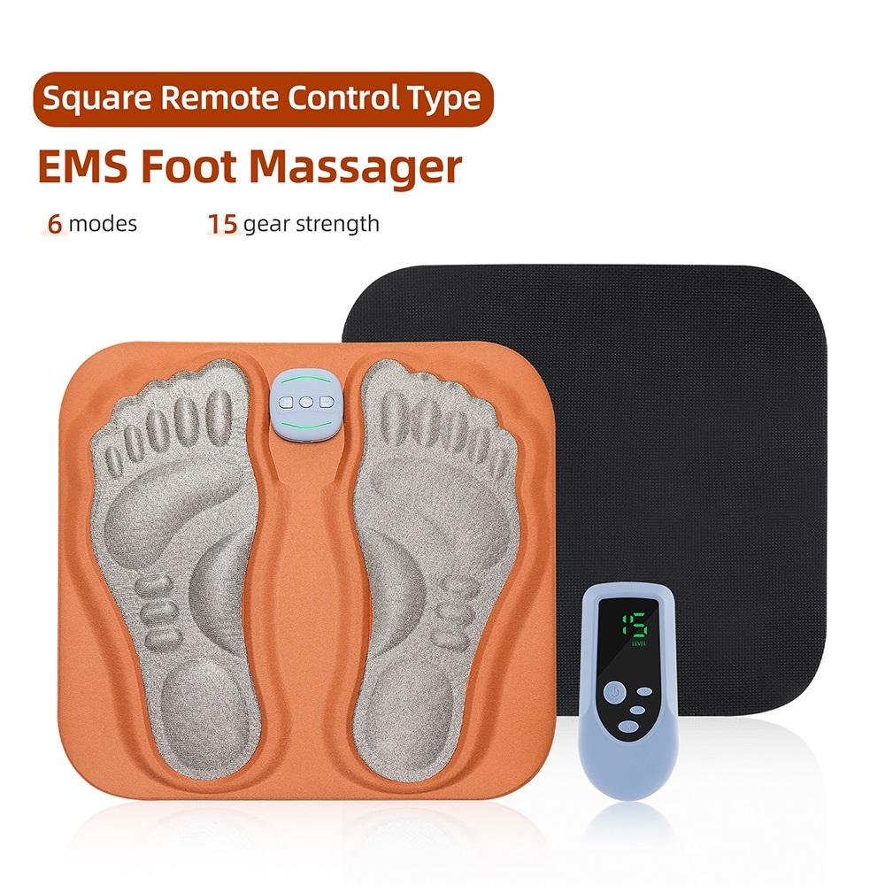 

3D Smart Foot Massage Pad With Remote Control Feet Massager Improve Blood Circulation Relax Muscles Slim Legs 6 Mode Foot Pad