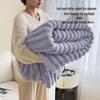 Thickened Coral Fleece Flannel Blanket - Rabbit Fur Nap Throw Milk Velvet Bed Cover