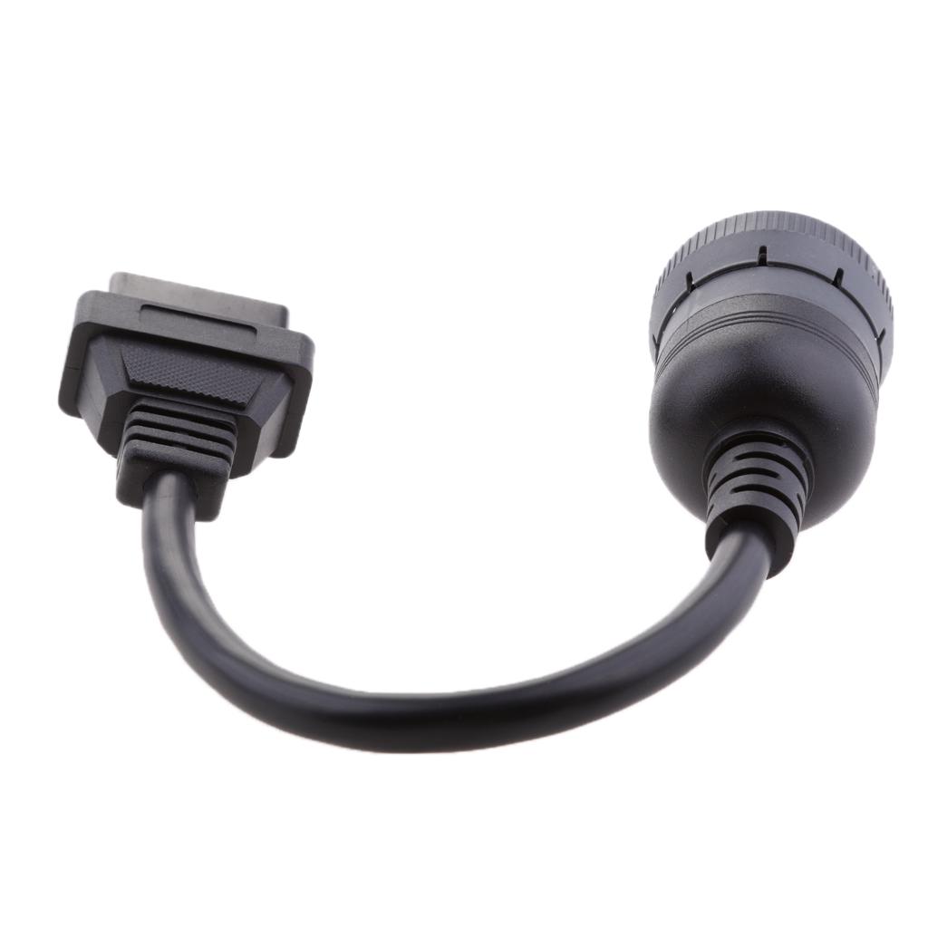 Buy Truck Scanner Code Reader Device OBD2 16 To 9 Pin Adapter Connector ...