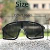 Men Women'S Cycling Glasses Mixed Color PC Polycarbonate Frame and Lens Outdoor Cycling Goggles for Mountain Bike Sport