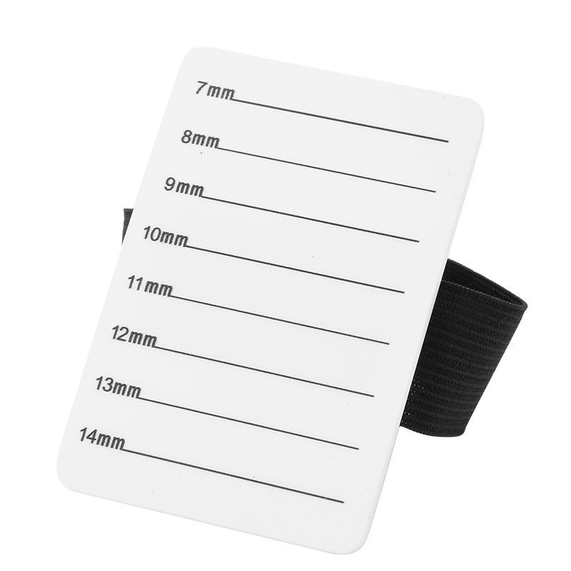 Eyelash Extension Pallet Crystal Glass U Curved/Straight Stand False Eyelashes Holder Transparent Glue Tray Beauty Makeup Tool