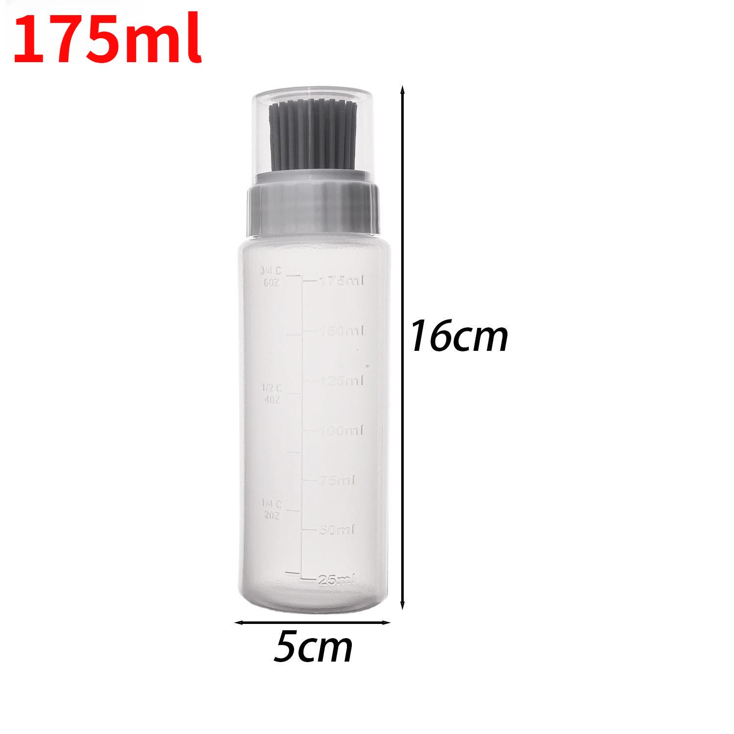 175/350ML Oil Bottle with Silicone Brush Oil Dispenser Bottle Portable Outdoor Picnic BBQ Accessories Kitchen Frying Baking Tool