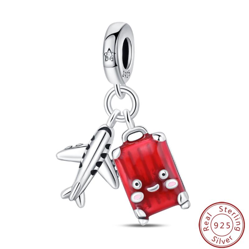 Red Copper Pomegranate Lipstick Apple Ladybug Playing Cards Charms Beads 3Mm Diy Fine Jewelry