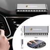 AFUHD1 Car Temporary Parking Number Plate Aluminium Alloy Slide Adjustable Sticker For Porsche Boxster Cayman Taycan 911 Macan Panamera