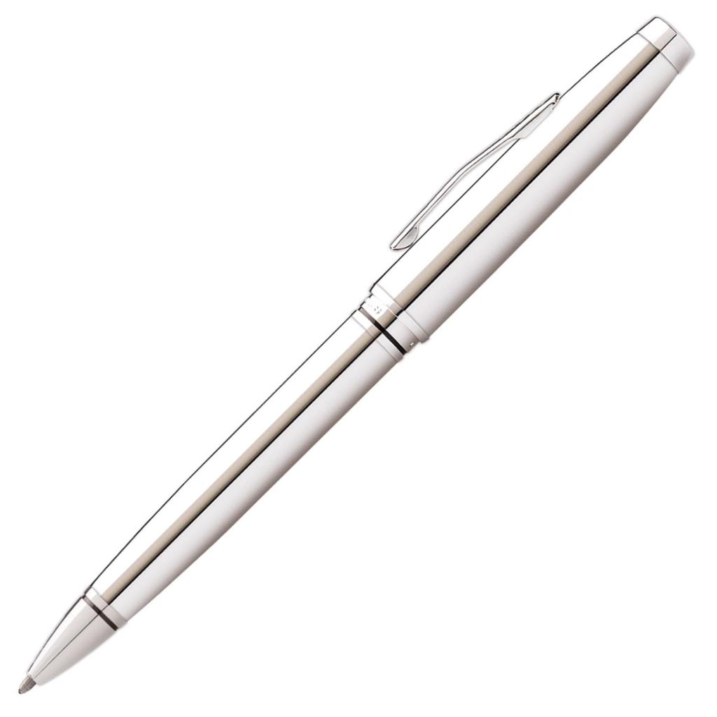 CROSS Ballpoint Coventry Official Import Pen, Oil-Based, Chrome, NAT0662-7,