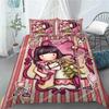 Set Copripiumino Santoro Gorjuss Matrimoniale Queen King Size Anime Bella Ragazza Set Biancheria da Letto Stampa 3D Santoro Gorjuss Copripiumino Ragazze