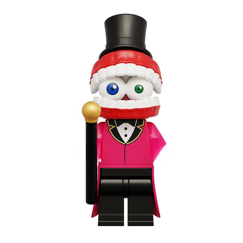 Magical Digital Circus Assembly Building Blocks Minifigures Collectible Model Toys Desktop Ornaments Children's Holiday Gifts