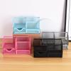 Seven-Grid Metal Pen Holder - Multifunctional Desktop Organizer & Stationery Storage Box
