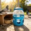 Automatic Refilling Water Container for Pigeons Sturdy Plastic Construction Indoor Outdoor Use