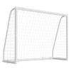 VEVOR Soccer Goal 2.44 X 1.82 M PVC Soccer Goal for Backyard with PE Net, Portable Weatherproof Set, with High-Strength Net, Target, Cones