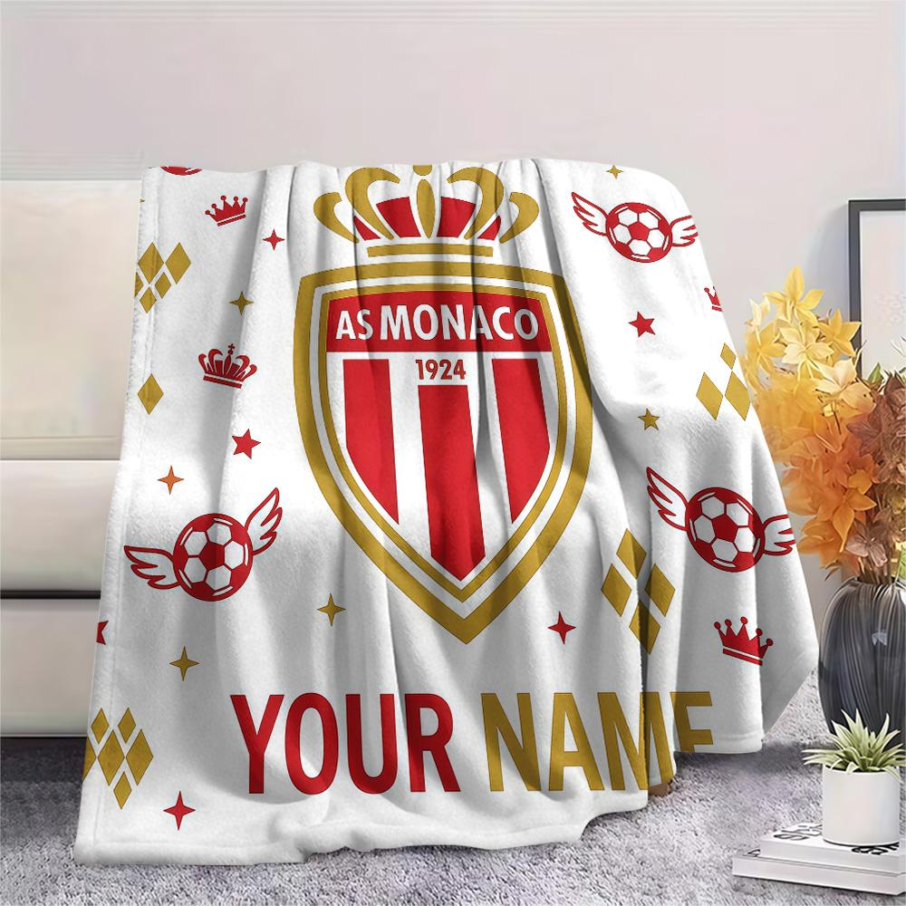 Custom Name AS Monaco Flannel Blanket, High Quality Comfortable for All Seasons, Home Decor, Warmth and Comfort