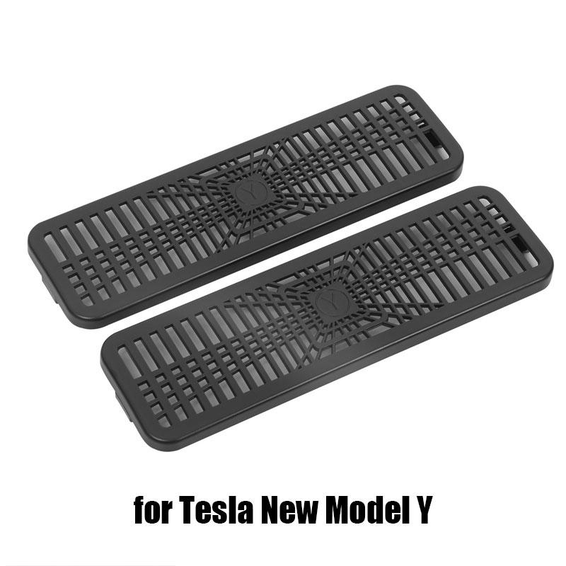 Air Outlet Under Seat Protective Cover For Tesla Model Y Launch 2025-2020 Model 3 Highland 2024-2017 1 Pair Vent Mesh Filter