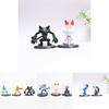 Adorable Pvc Action Figures Set Featuring 6 Unique Pocket Monsters Collectibles