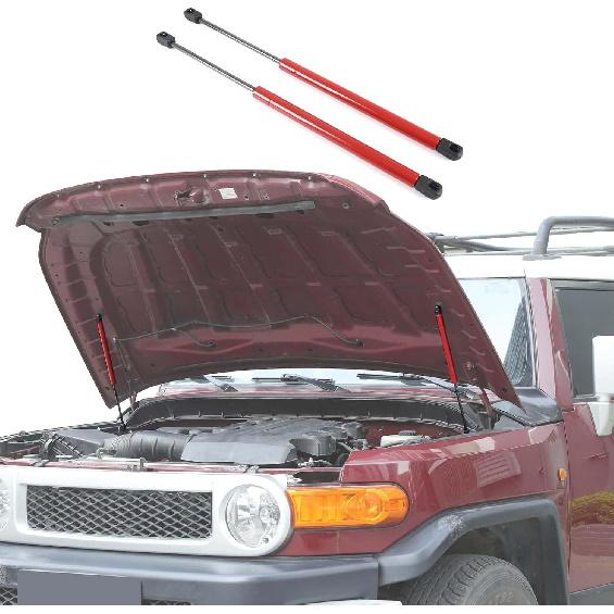 Front Hood Lift Supports Shock Struts Replacement Fit for Toyota FJ Cruiser 2007 2008 2009 2010, Car Front Hood Lift Supports Kit Assist Hydraulic