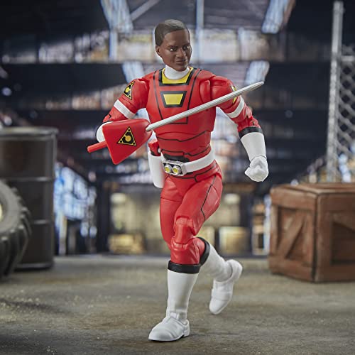 Power Rangers Lightning Collection Turbo Red Ranger 6-Zoll Premium Sammler-Actionfigur Spielzeug mit Zubehör, Ab 4 Jahren