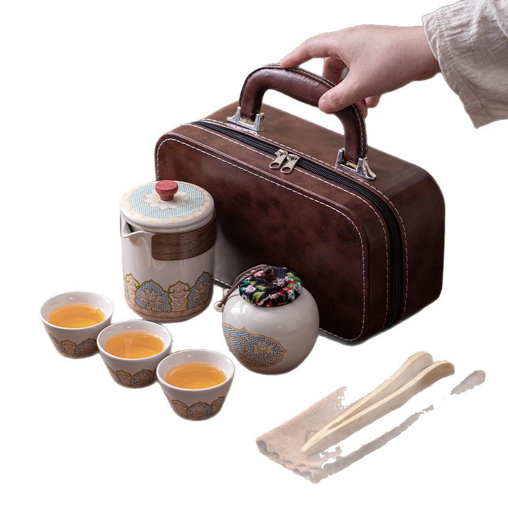 Travel Tea Set Portable Kuaike Cup Outdoor Tea Pot Enterprise Company Annual Meeting Souvenir Business Gifts