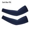 Sun Protection Ice Silk Sleeves: Unisex Summer Driving, Sports, Cycling, and Fishing Sleeves in Solid Colors.