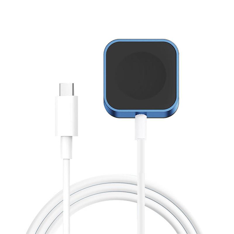 1w fast charging, suitable for iWatch watch wireless charging, Apple magnetic charging, mini portable watch wireless charger.