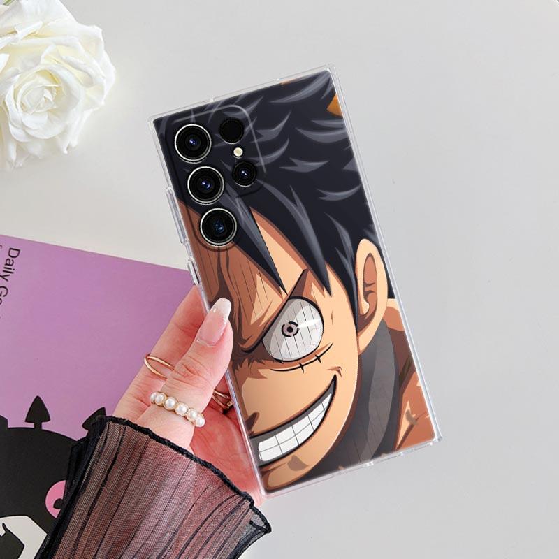 Cool One-Pieces Luffy Zoro Anime S26 Ultra Case For Samsung Galaxy S25 S26 S24 S23 Ultra S22 S20 Plus S21 FE A57 5G Phone Cover