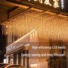 Outdoor Waterproof LED Icicle Waterfall String Lights