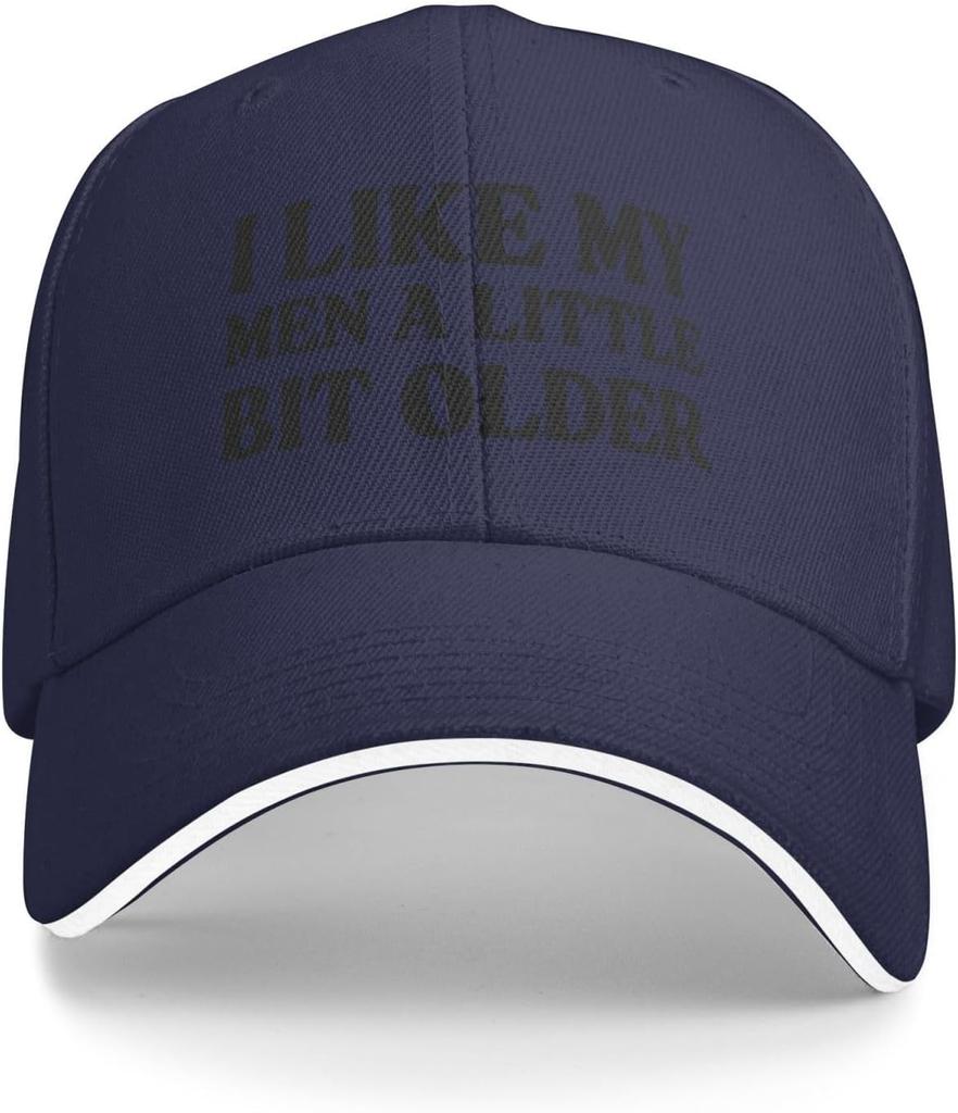 I Like My Men A Little Bit Older Baseball Cap Polyester Unisex Adult Adjustable Outdoor