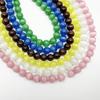 1strand/lot 6 8 10mm Natural Cat Eye Stone Round Loose Opal Bead Cymophane Spacer Beads For Jewelry Making Findings DIY Bracelet
