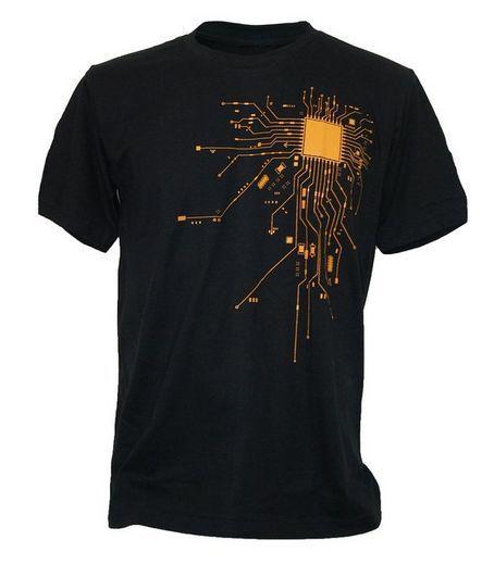 2026 Computer CPU Core Heart T-Shirt Men's GEEK Nerd Freak Hacker PC Gamer Tee Short Sleeve T