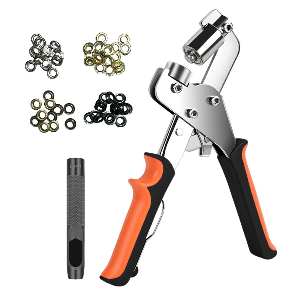 Szczypce do oczek 10,5 mm z oczkami Ręczna prasa Szczypce do oczek Ręczny dziurkacz Narzędzie do oczek do plandek tkanin