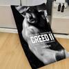 Boxing Fight Movie Creed II Microfiber Printed Beach Towel Mountain Climbing Yoga Beach Swimming Running Absorbent Soft Towel