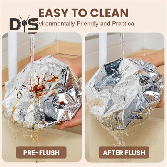 Folie de aluminiu, folie de izolație, capac rezistent la căldură pentru alimente, pentru bucătărie, pungi elastice pentru păstrarea prospețimii, folie de aluminiu, capace pentru depozitarea alimentelor