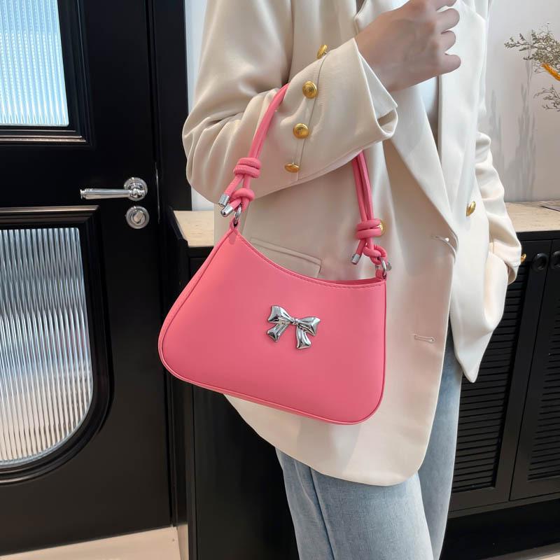 Trendy Fashionable Underarm Bag Small Shoulder Bag Chic Casual Style For Women In Vibrant Colors