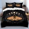 Boho Motte Lunar Wohnkultur Mehrere Größen Kinder- Und Schlafzimmer Für Erwachsene Exquisites 3-teiliges Bettwäsche-Set, Geschenk