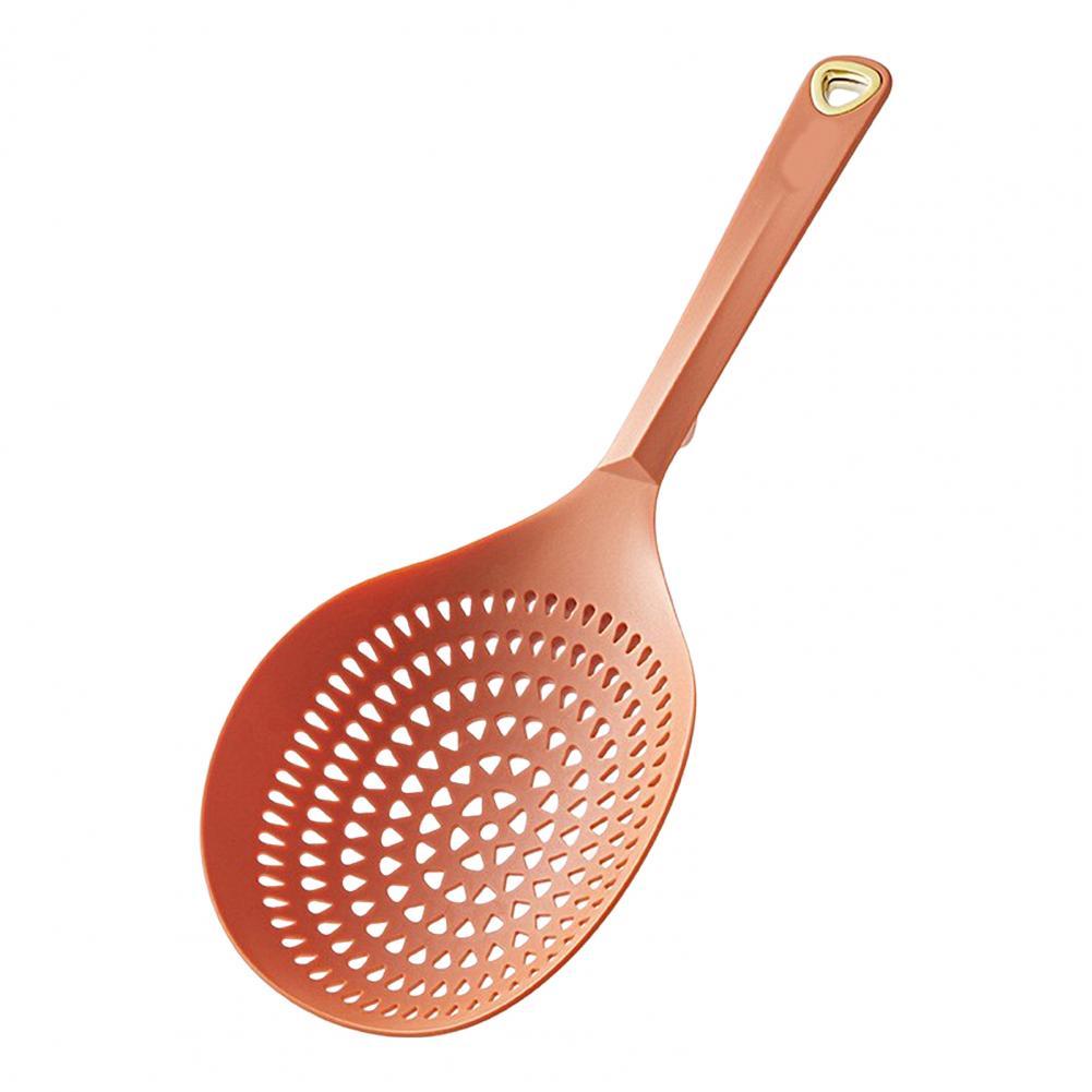 Skimmer Spoon Scratch-proof Scoop Colander Hook Design Hollow  Reusable All Purpose High Temperature Resistant Scoop Colander