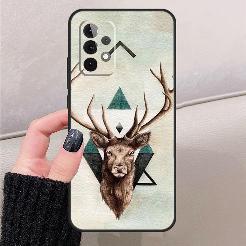 Deer For Samsung Galaxy A57 A37 A17 A52 A32 A12 A13 A33 A53 A54 A14 A15 A16 A36 A56 A35 A55 Case