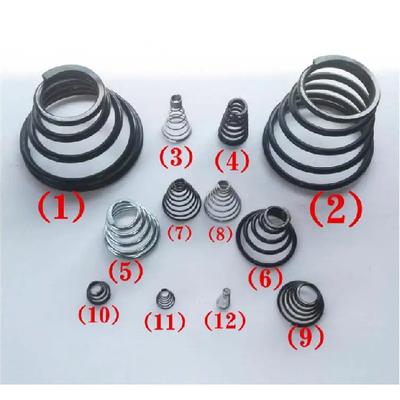 2pcs Conical Coil Spring Conical Sprial Compression Spring Double Conical Spring