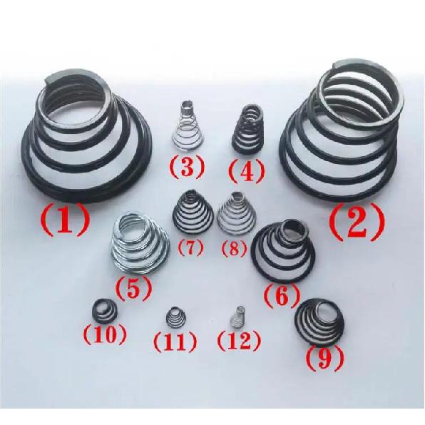 2pcs conical coil spring conical sprial compression spring double conical spring (3)