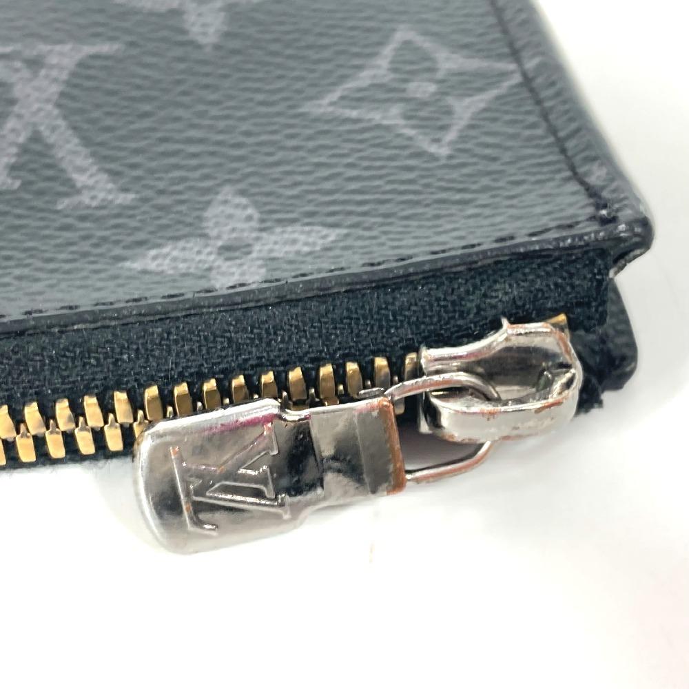 Louis Vuitton M63536 MonogramEclipse Portemone Jules Wallet Coin Case Coin Purse