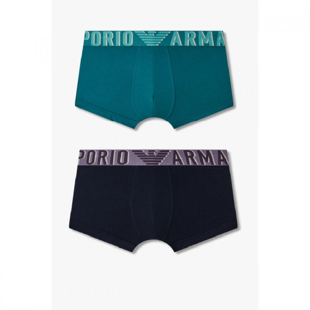 

Emporio Armani Men S Bold Logo Banded Cotton Drow 2Set 0815112007 0815112008 M(100)