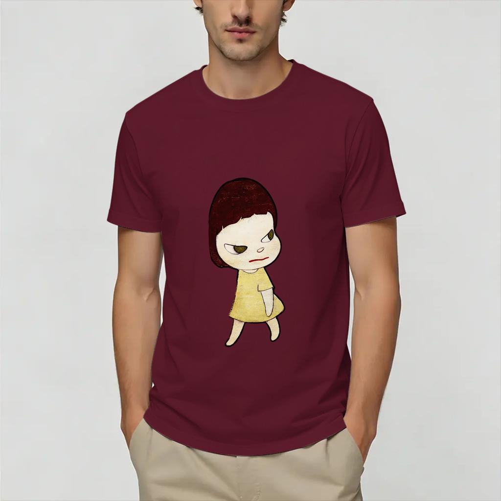 Yoshimoto Naras T Shirt Summer Hip Hop T Shirts Couple 100 Cotton Oneck Oversize Tees Short Sleeve Awesome Tshirt