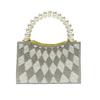 Elegant Dinner Bag, Banquet Beaded Handbag, Diamond-encrusted Hand-held Bag, Pearl Crossbody Women's Bag