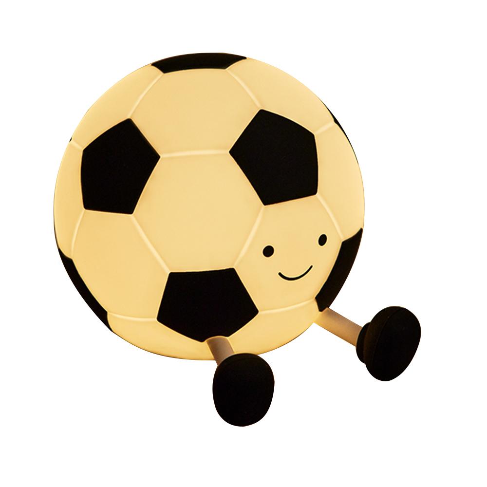 

Soccer Night Light Touch Sensor Lamp Rechargeable Silicone Nightlight Home Decor A