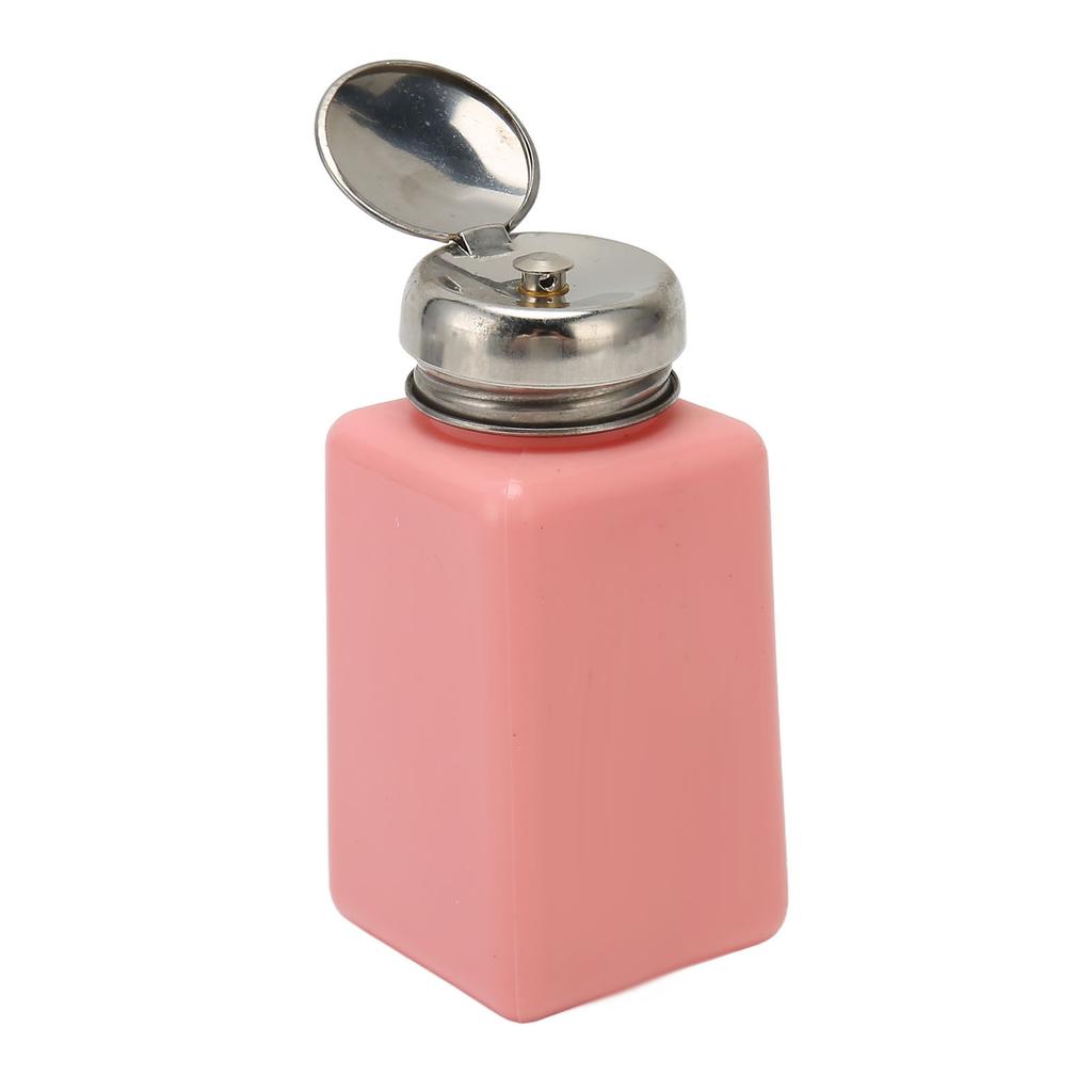 Solvent Dispenser Prevent Splashing Static Dissipative Push Down Type Pump Bottle 200ml