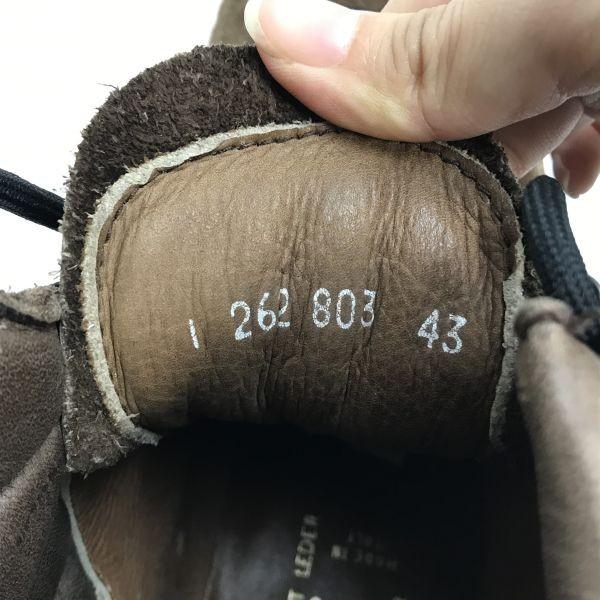 ZETA SPORT Italy Vintage Leather Trekking Boots 43 27-27.5 brown(USED)