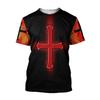 Jesus Cross T Shirts Men Women Religion Graphic 3D Printed Casual Vintage Short Sleeve Tee Shirt Summer Fashion Oversized Tops