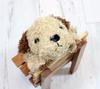 Shinada Lazy Party Fluffy Dog Brown (Small) 8 x 18 x 6 cm Plush Toy, Animal Merchandise, FLPB-0100