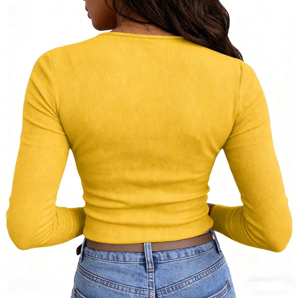 Button Down For Women Long Sleeve Tops V Neck Collar Blouses Business Casual