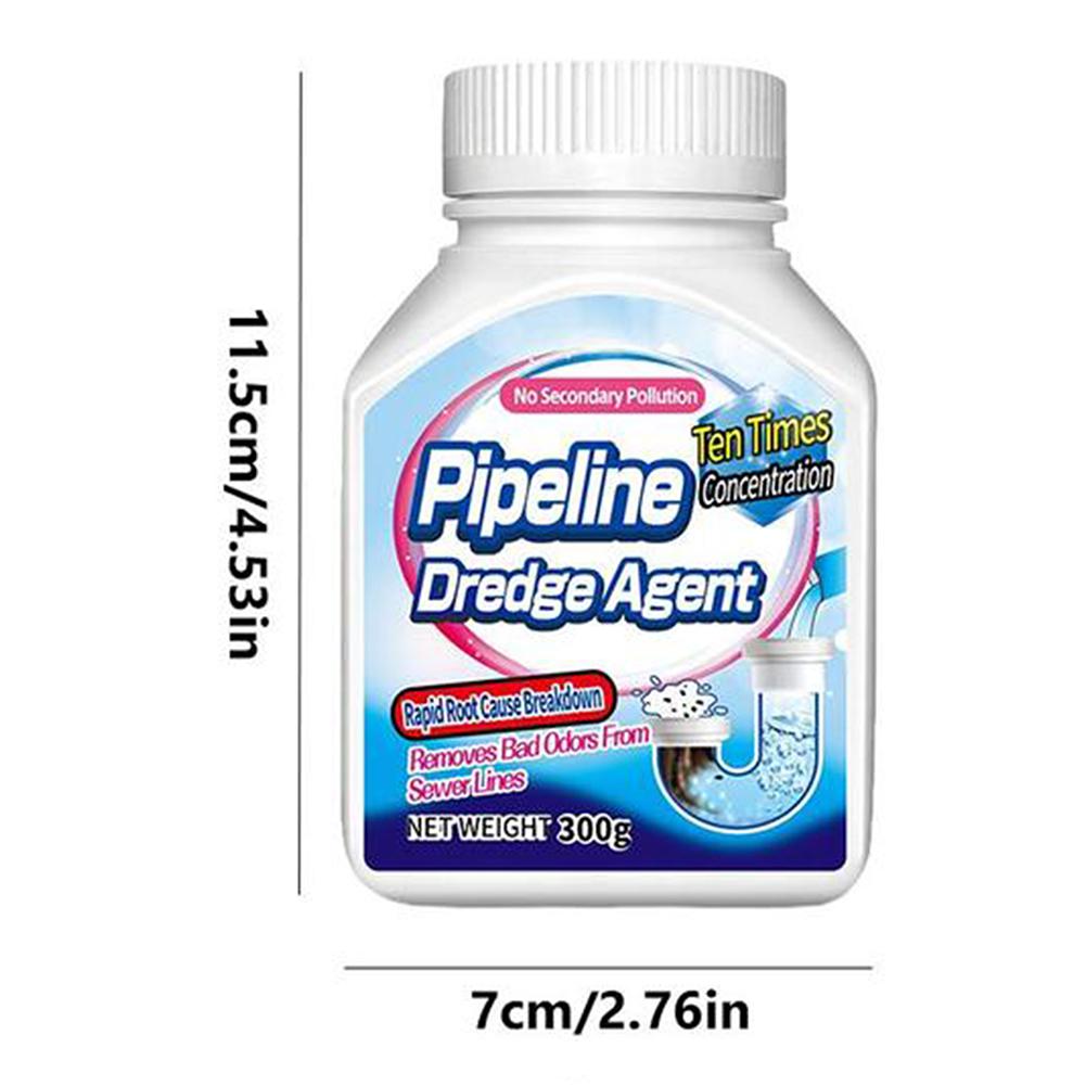 Heavy Duty Drain Cleaner For Hair Clogs Rapidly Dissolves Toughness Clogs In Minutes. Slow-Draining Shower