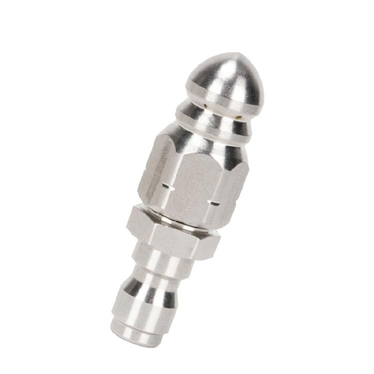 

Strong Metal Pipe Cleaning Nozzle 1/4 Inch Thread Designs High Pressure Water Jet Nozzle Upgrades for Debris Removal 1