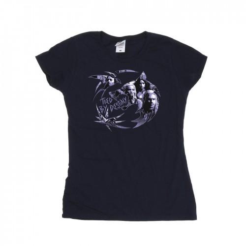 

Netflix Womens/Ladies The Witcher Wolf Logo Infill Cotton T-Shirt XXL білий
